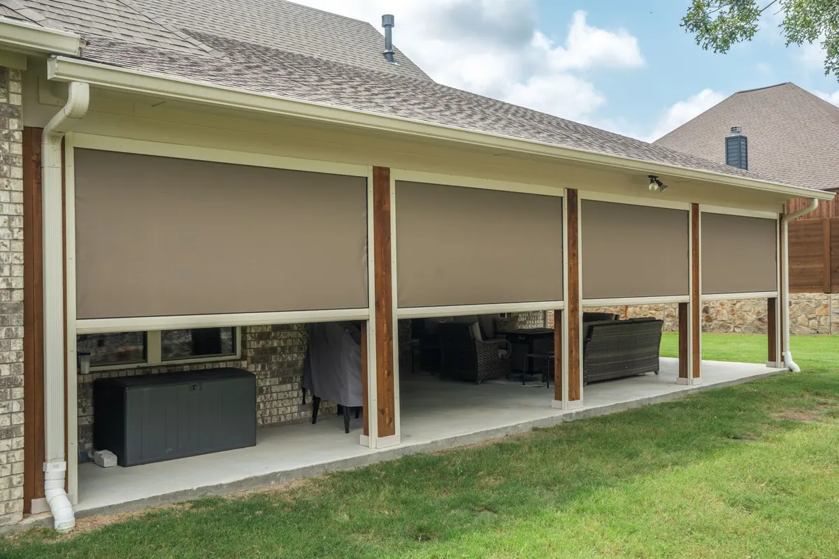 Custom patio screen room attached to a Southwest Florida home